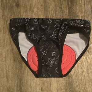 Black and Whire Padded Women's Underwear